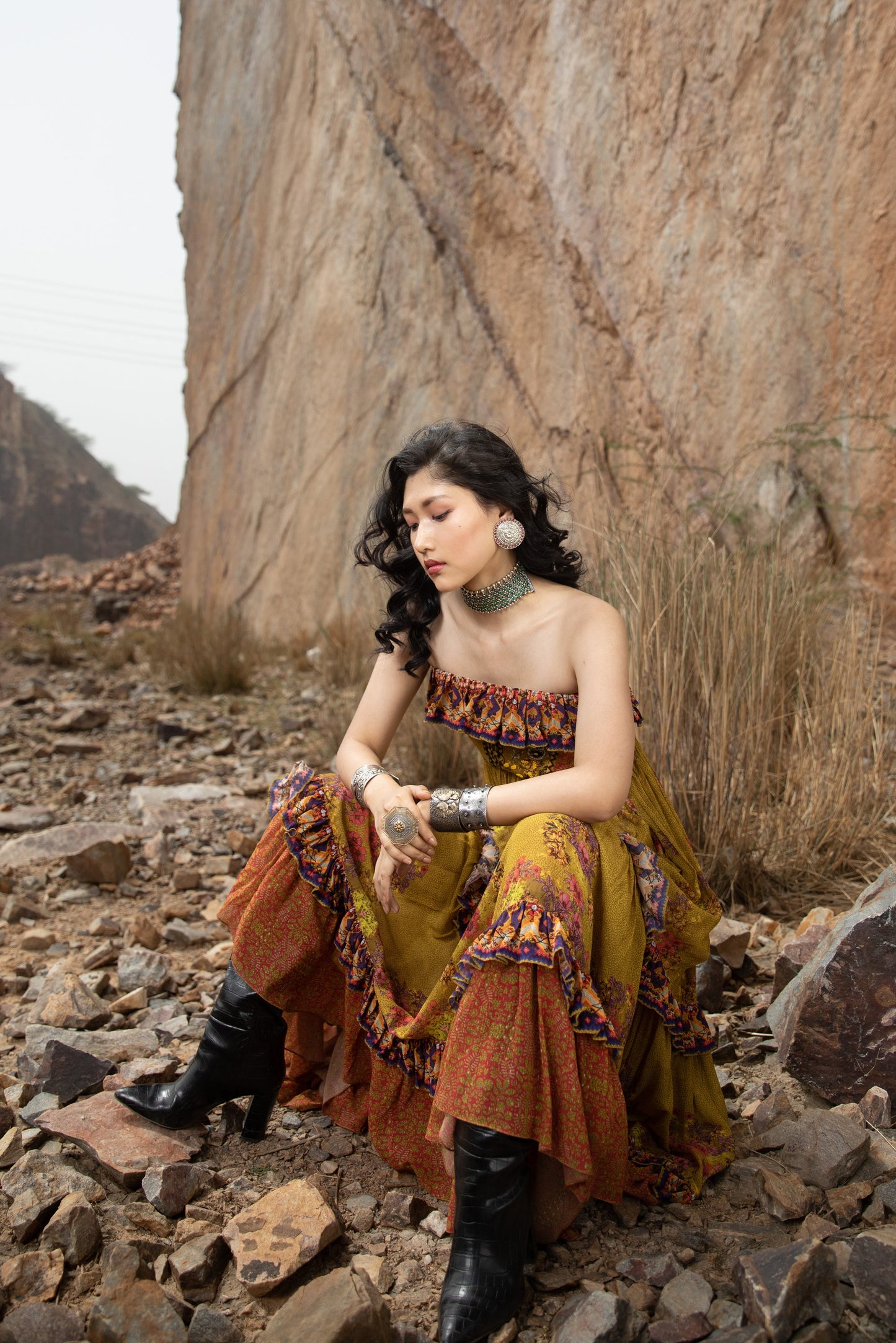 LAUMA STRAPLESS MAXI DRESS