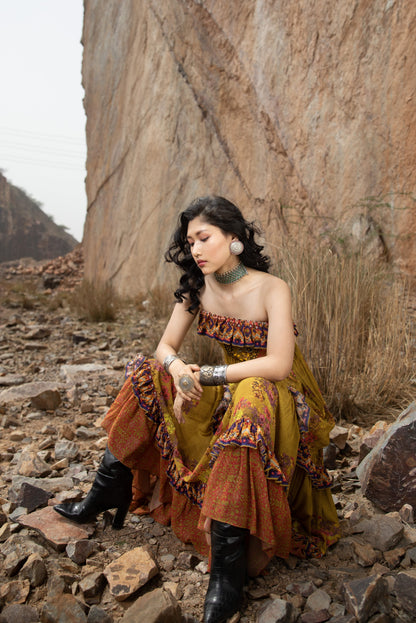 LAUMA STRAPLESS MAXI DRESS