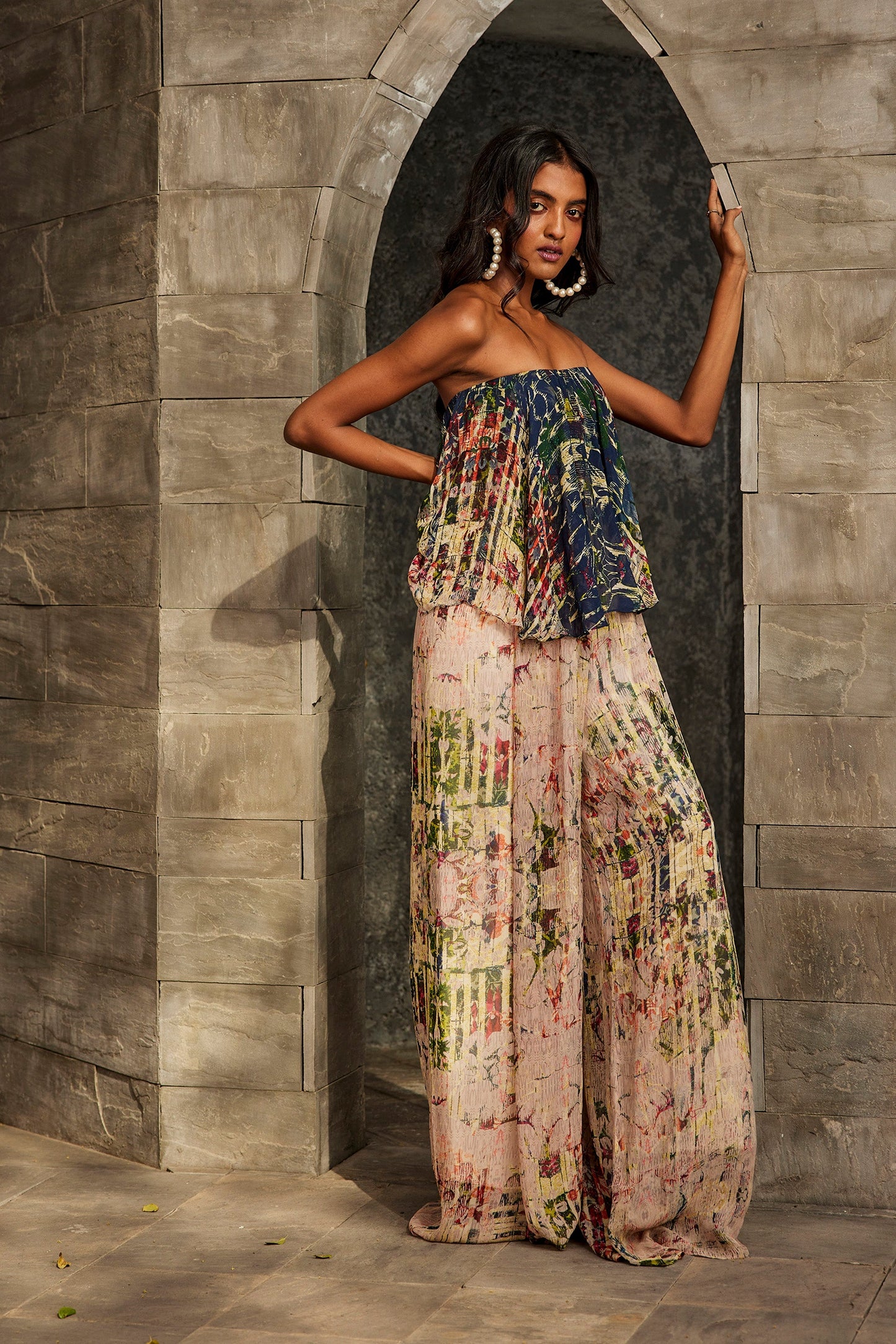 CYDNEY TIERED MAXI DRESS