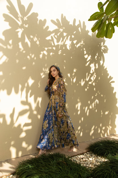 PARADISE FOREST MAXI DRESS