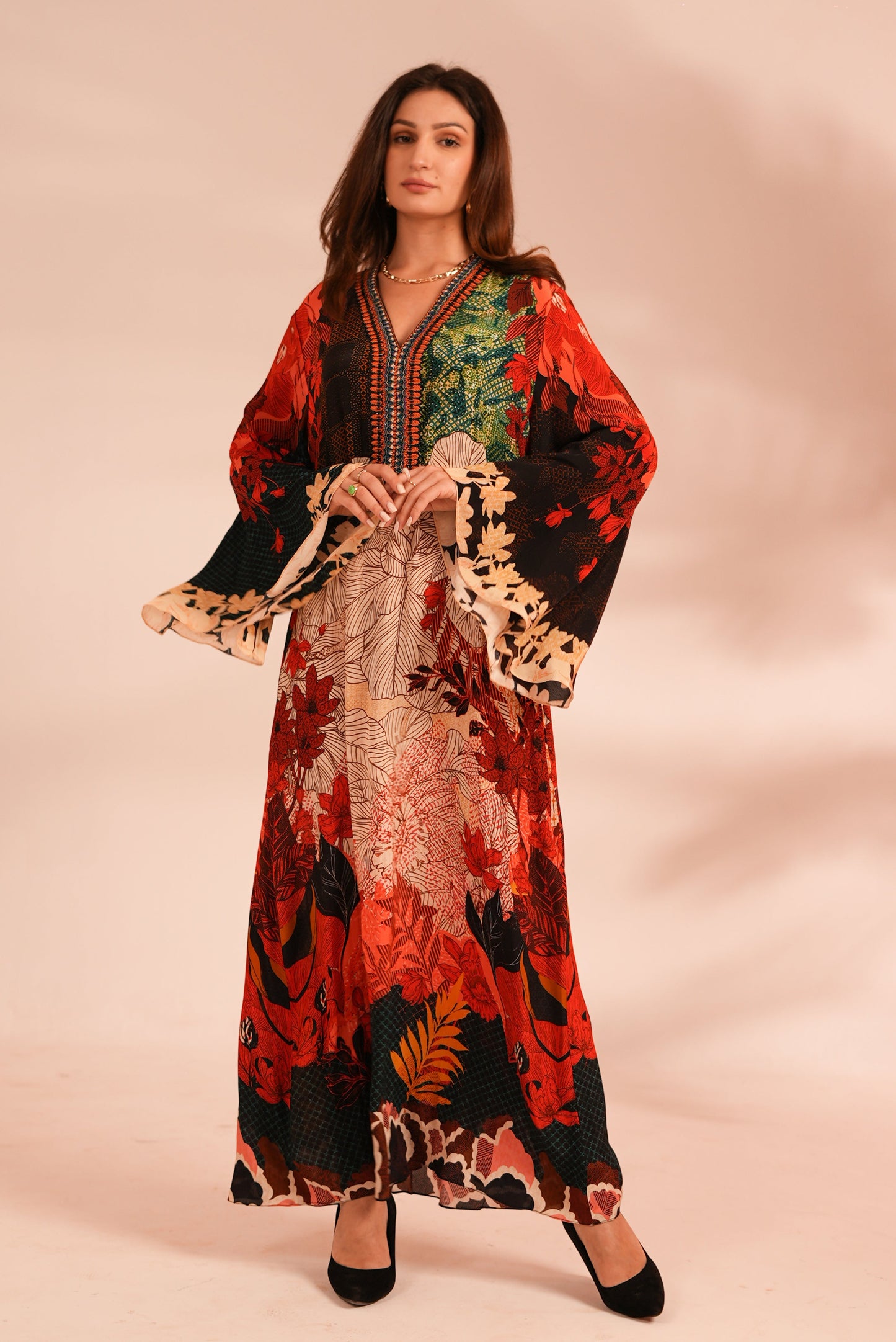 ROSEWOOD SPIN KAFTAN