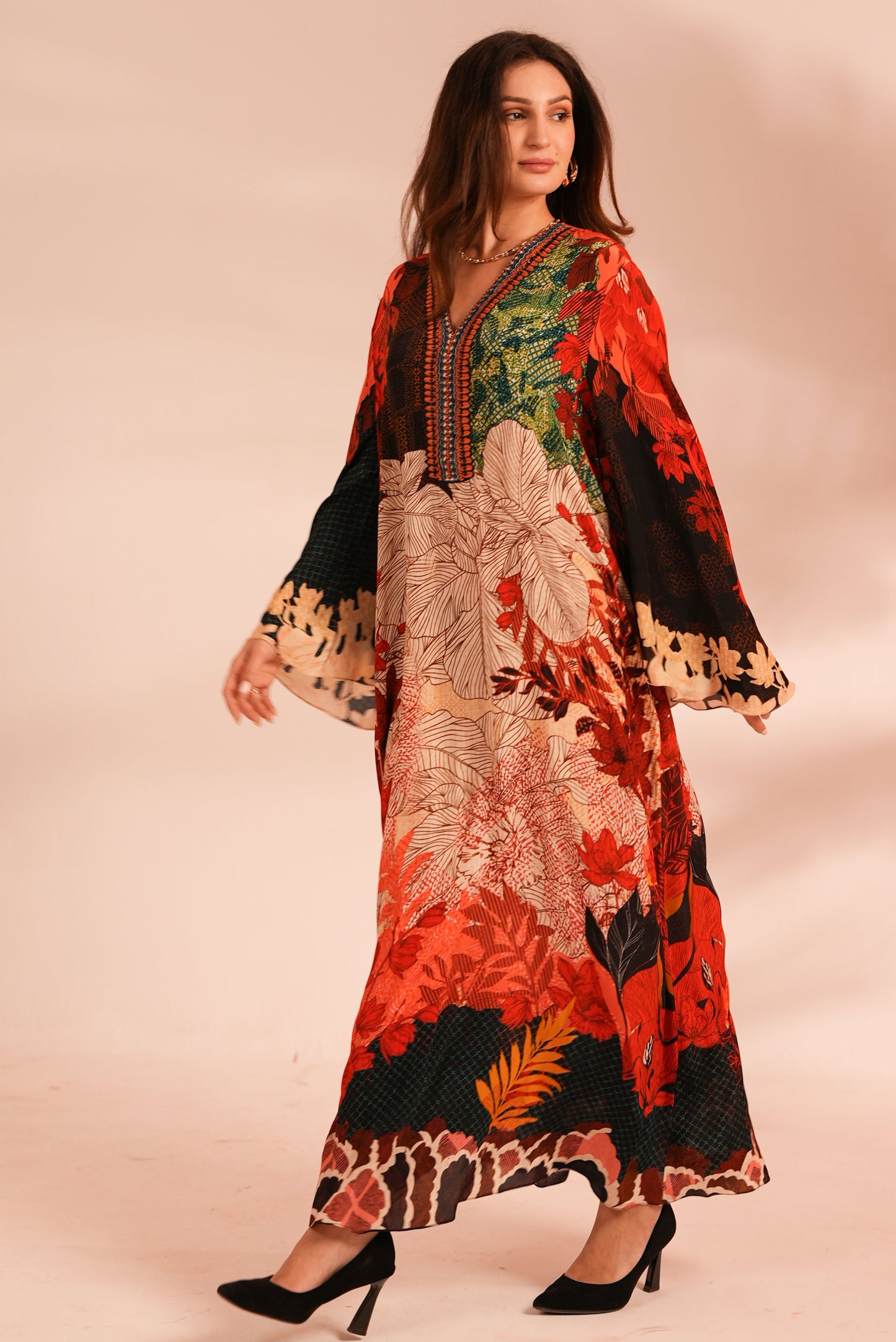 ROSEWOOD SPIN KAFTAN