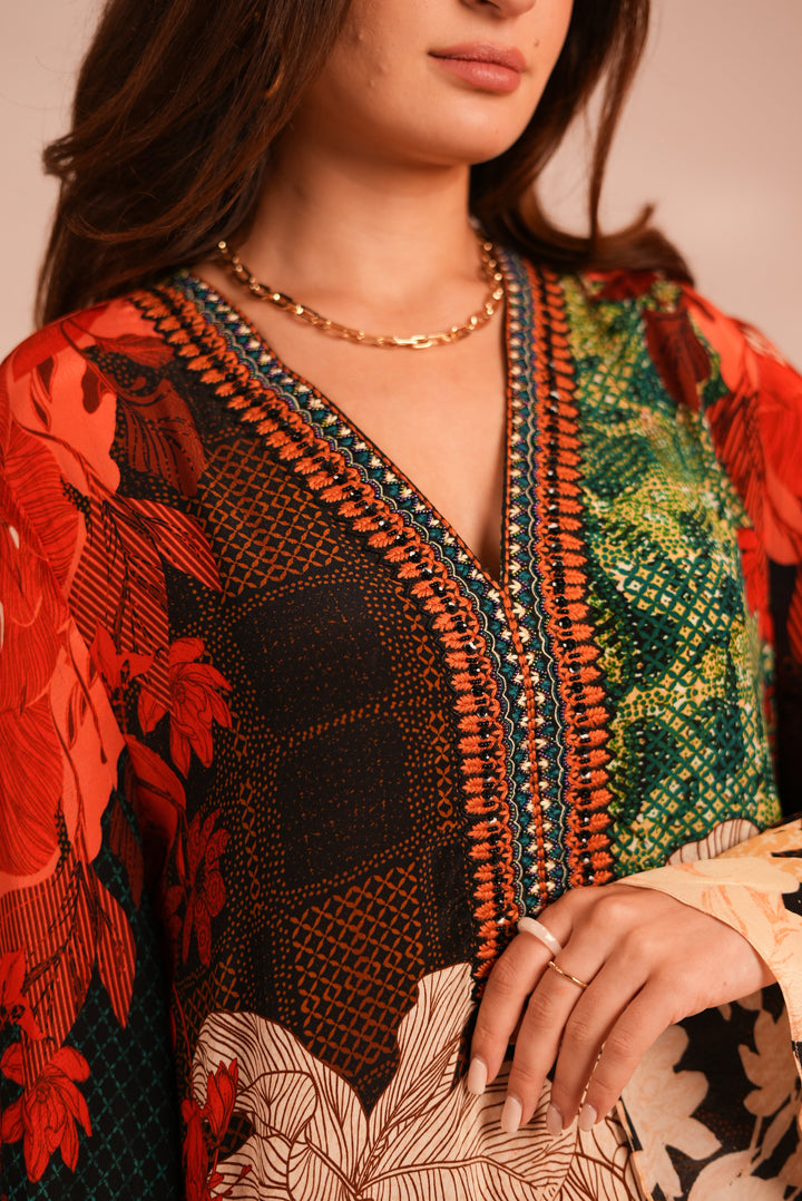 ROSEWOOD SPIN KAFTAN