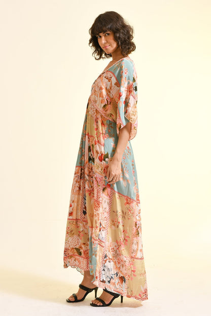 PLUM  PARADISE ROSIN KAFTAN
