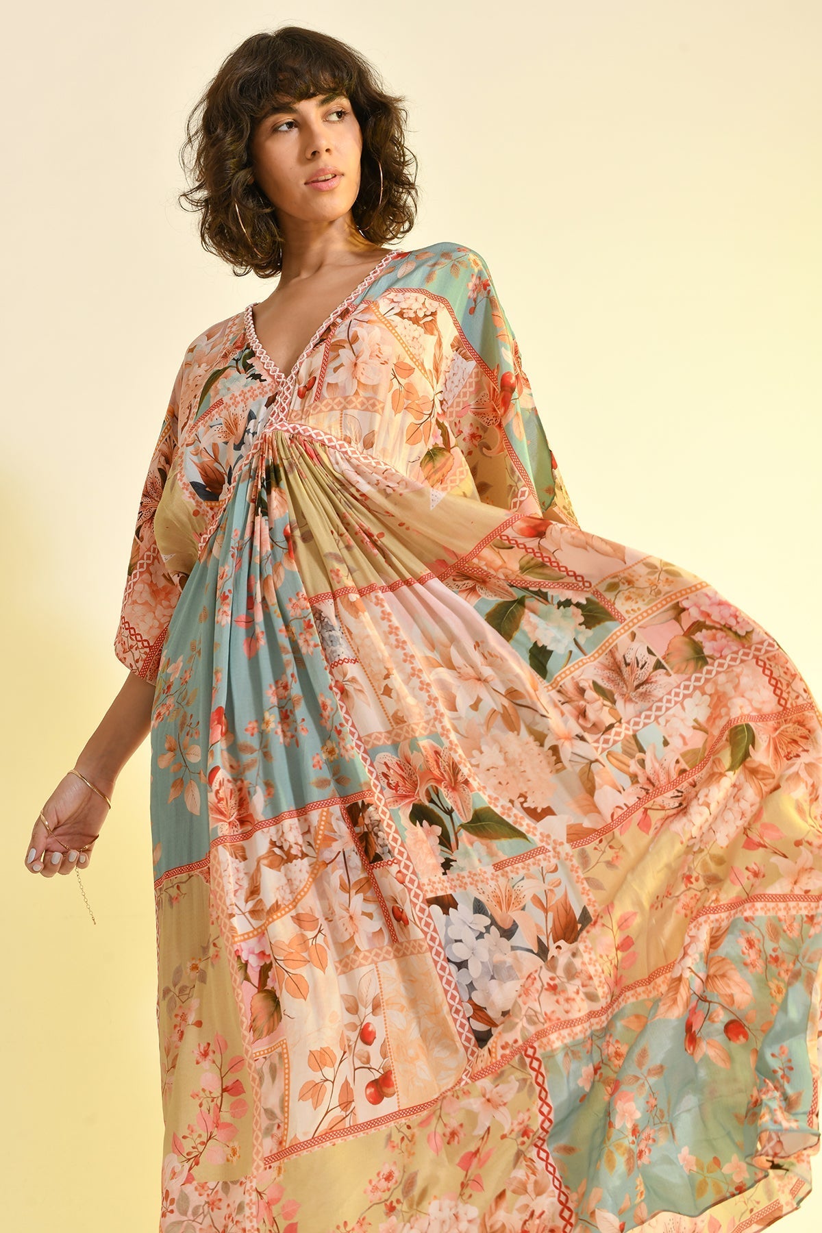PLUM  PARADISE ROSIN KAFTAN