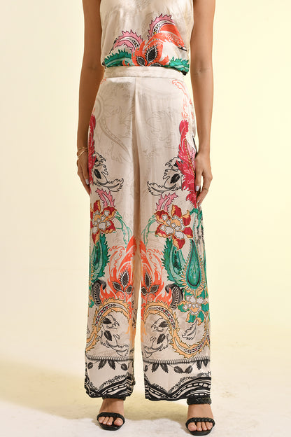 Neckholder-Top aus Linne