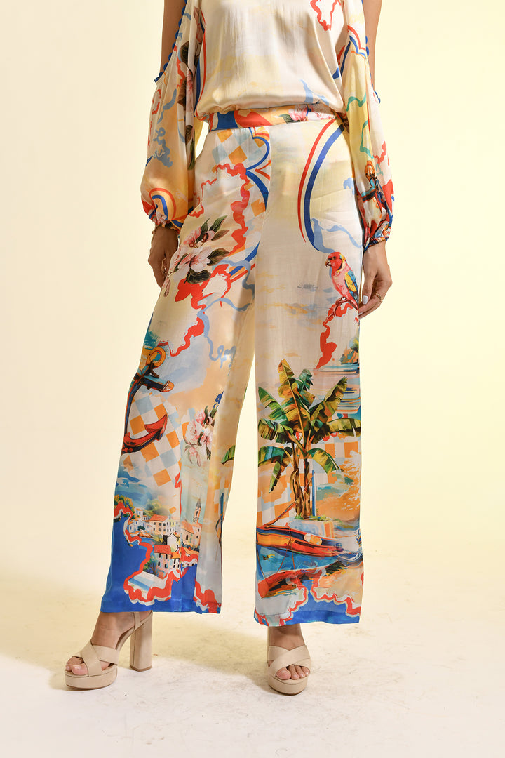 Neckholder-Top aus Linne