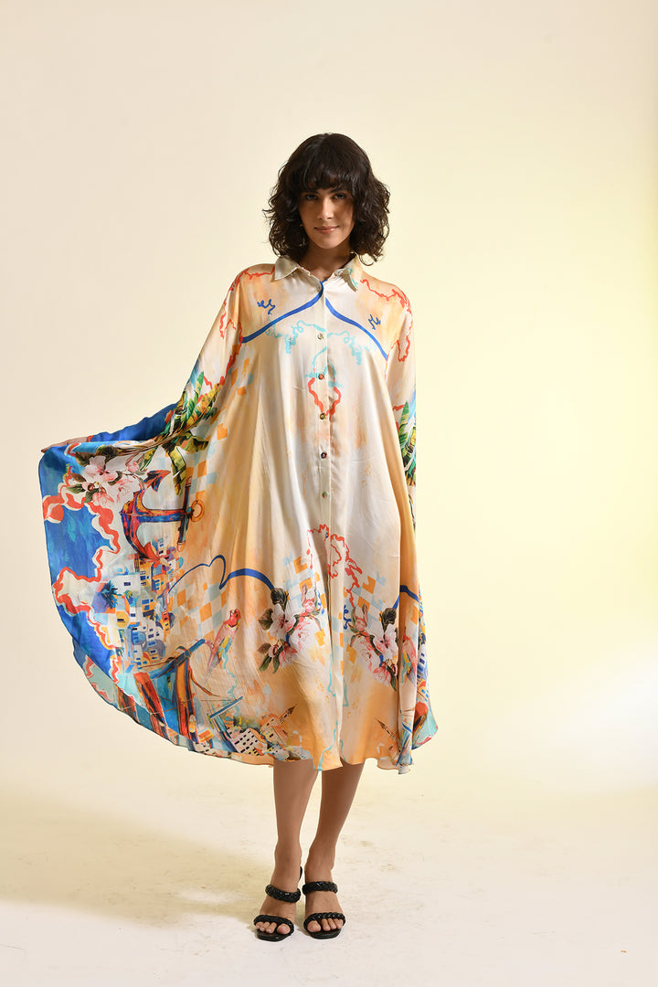 Neckholder-Top aus Linne