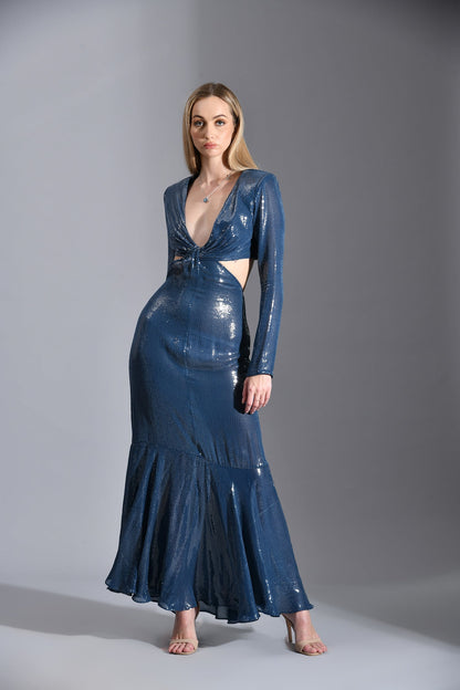 SEPIA MAXI DRESS