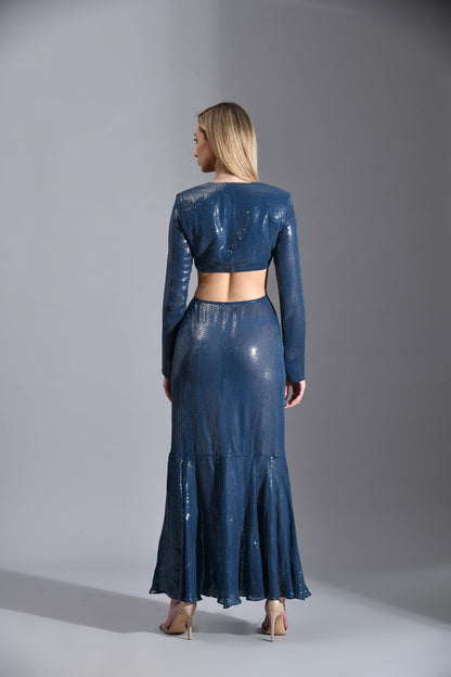 SEPIA MAXI DRESS