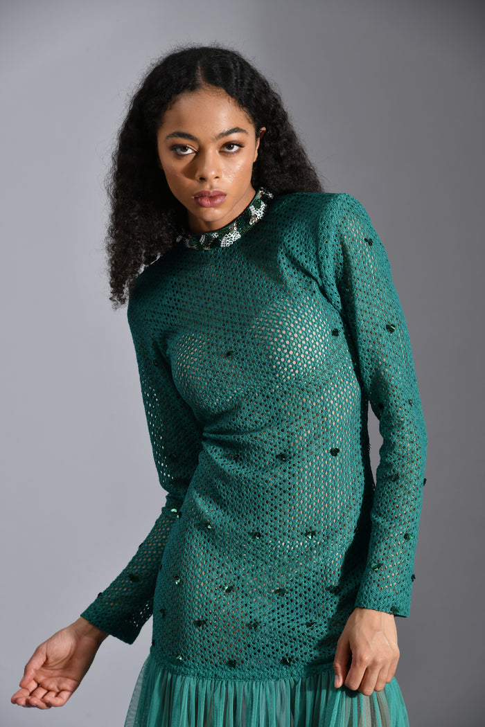 EMERALD MIDI DRESS