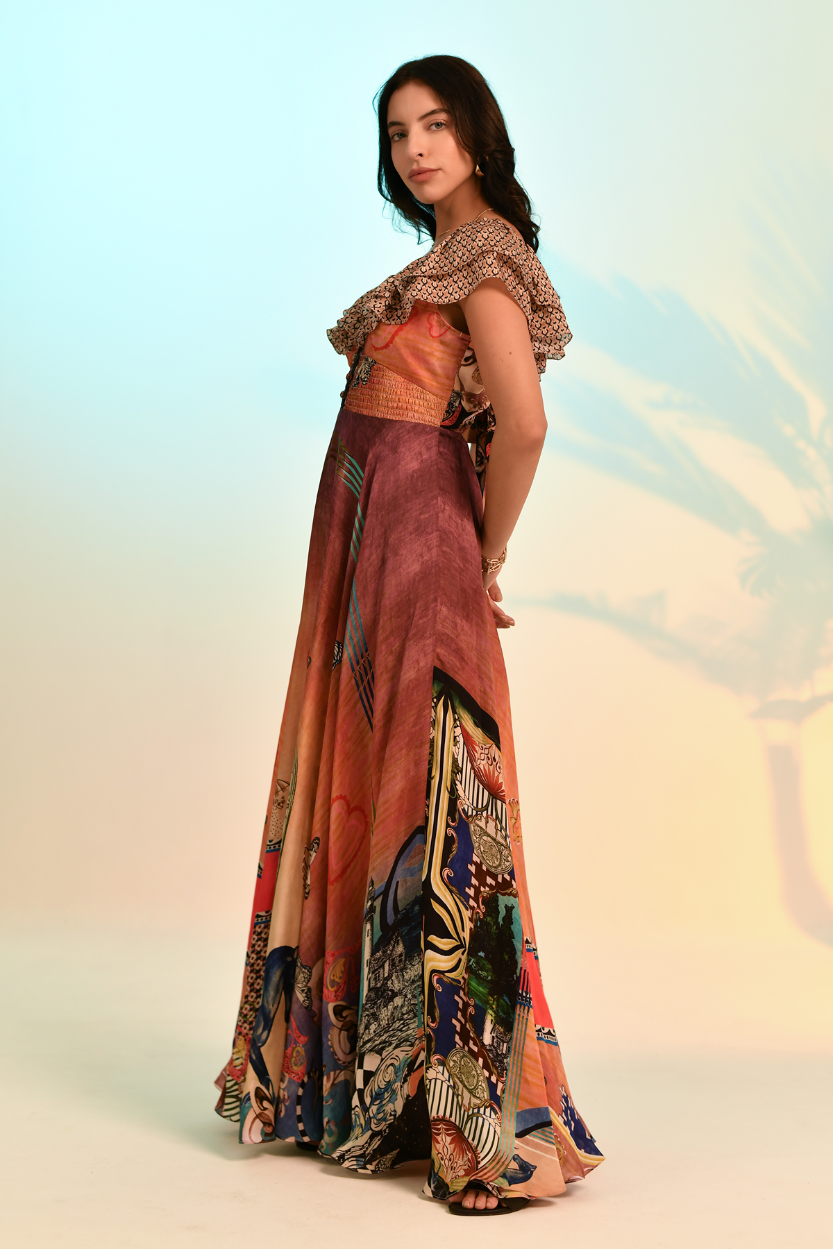 Abstract Muse Maxi Dress