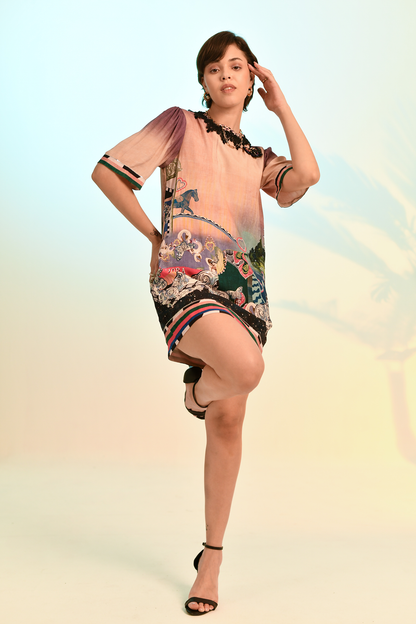 Abstract Muse Mini Dress