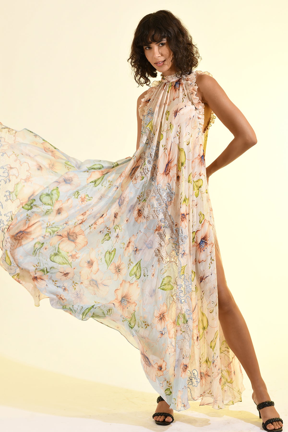 AETHER HALTER MAXI DRESS