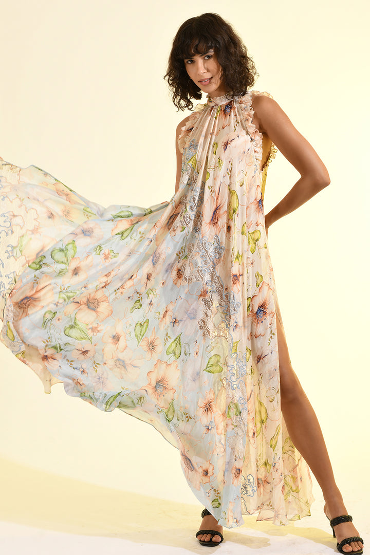 AETHER HALTER MAXI DRESS