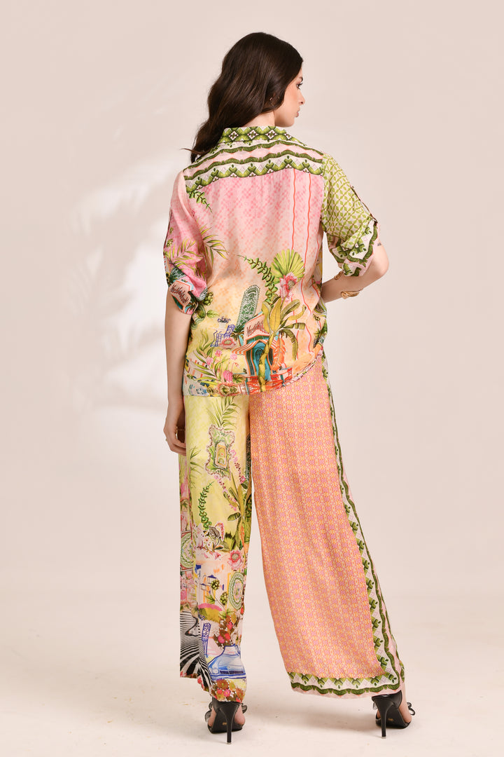 Riviera Bloom Loungewear shirt