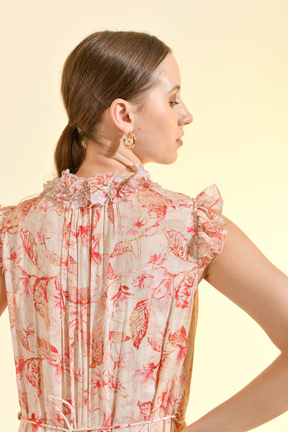 Neckholder-Top aus Linne
