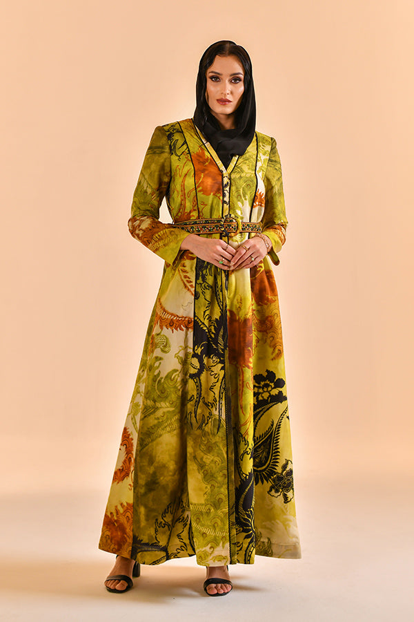 OLIVE MIST ABAYA
