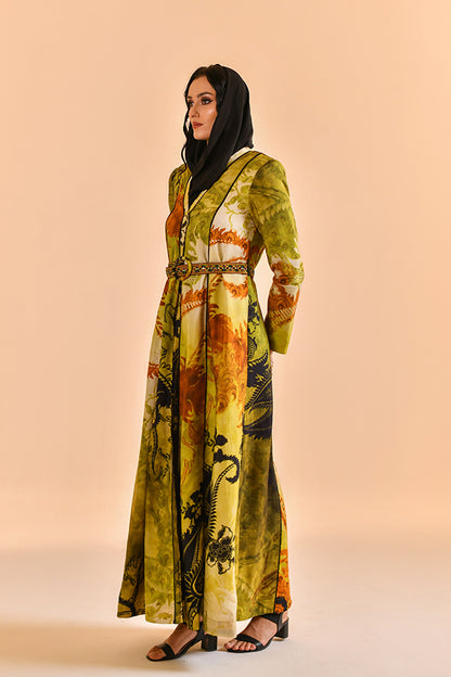 OLIVE MIST ABAYA