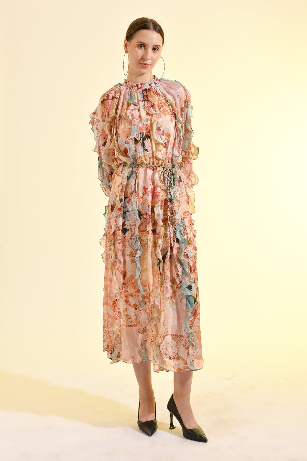 PLUM  PARADISE RUFFLE  MAXI DRESS