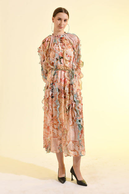 PLUM  PARADISE RUFFLE  MAXI DRESS