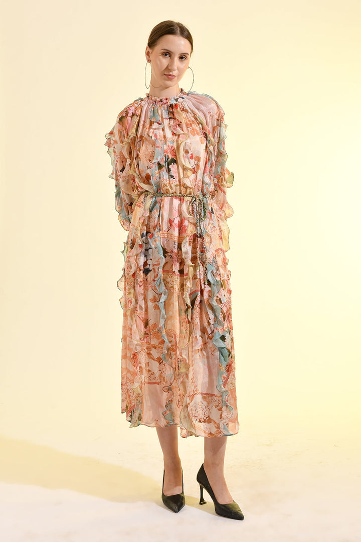 PLUM  PARADISE RUFFLE  MAXI DRESS