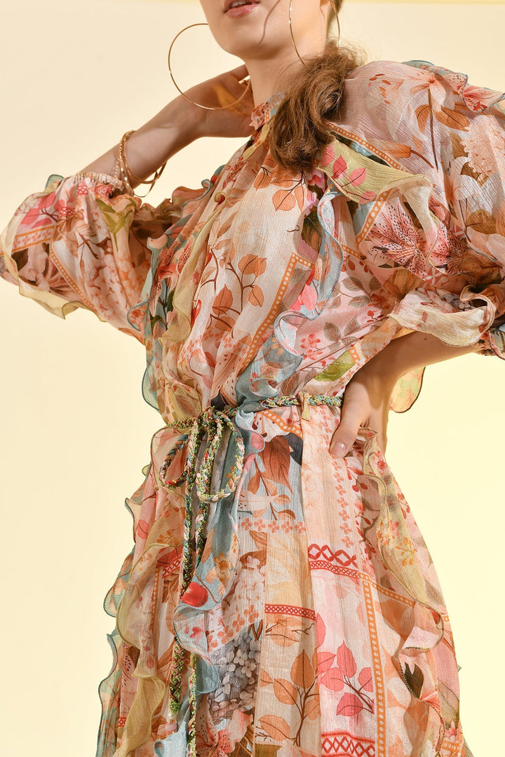 PLUM  PARADISE RUFFLE  MAXI DRESS