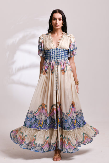 Amalfi Azure Maxi Dess