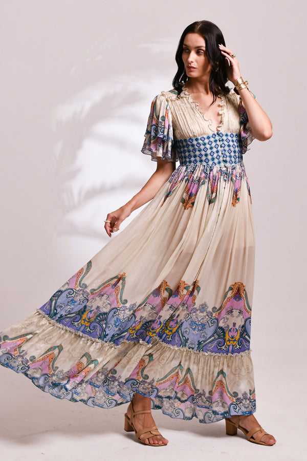 Amalfi Azure Maxi Dess