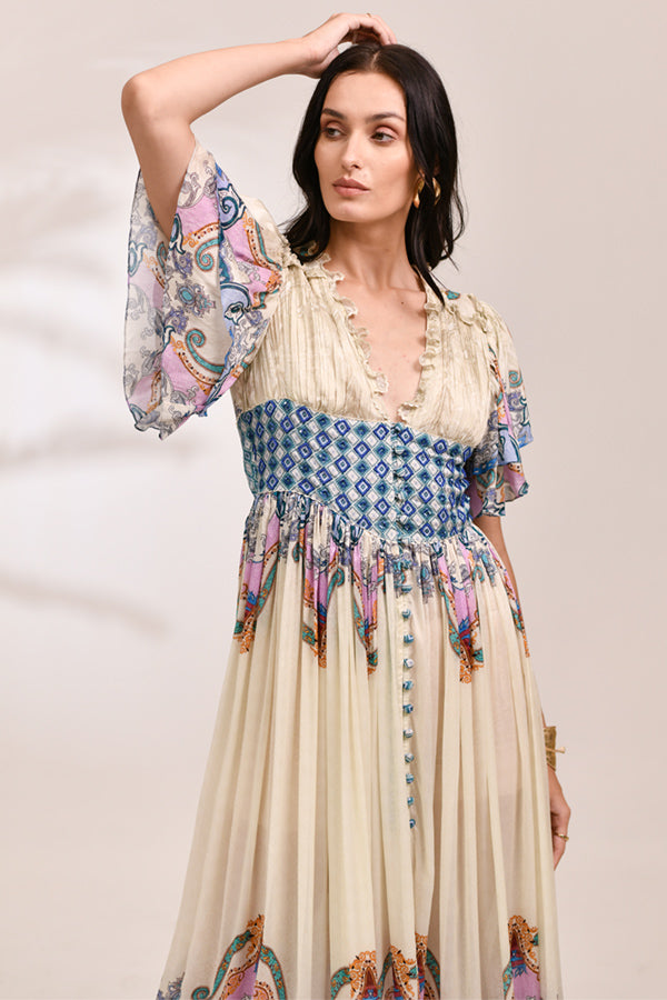 Amalfi Azure Maxi Dess