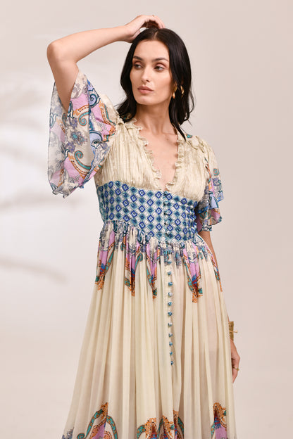 Amalfi Azure Maxi Dess
