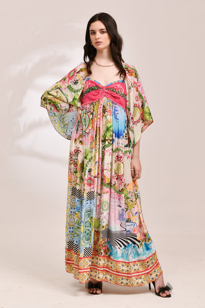 Riviera Bloom Maxi dress