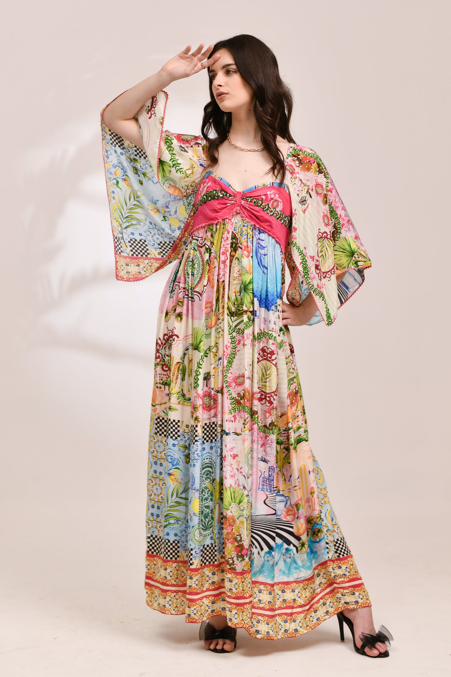 Riviera Bloom Maxi dress