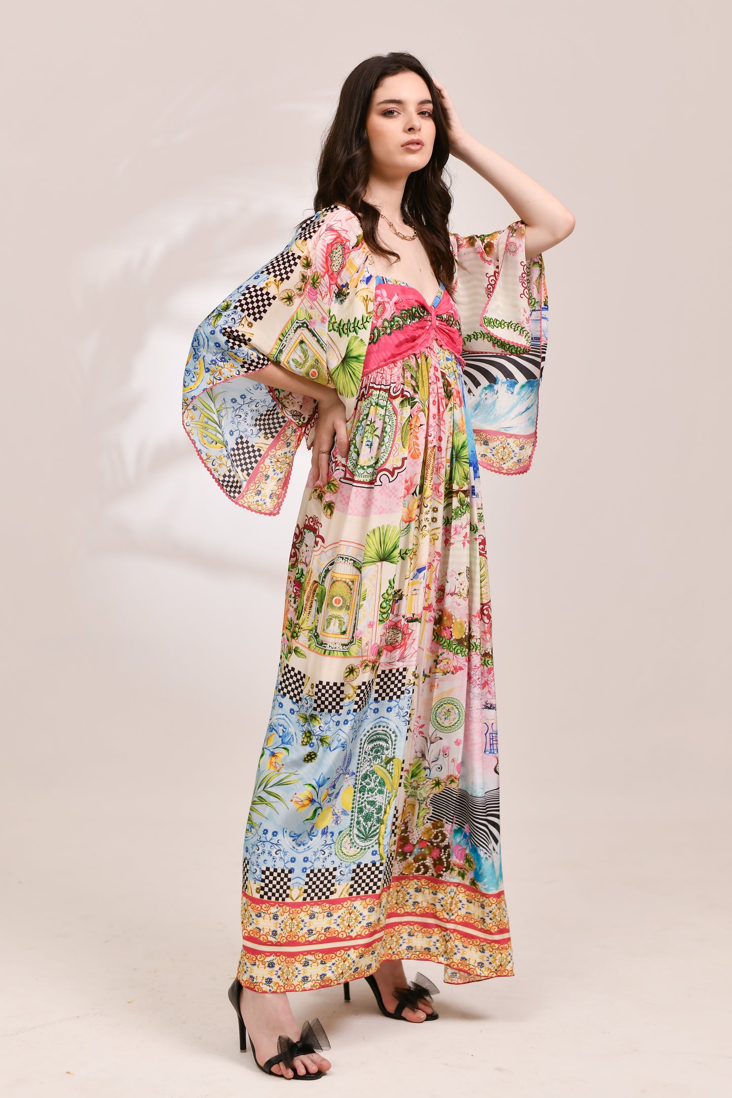 Riviera Bloom Maxi dress