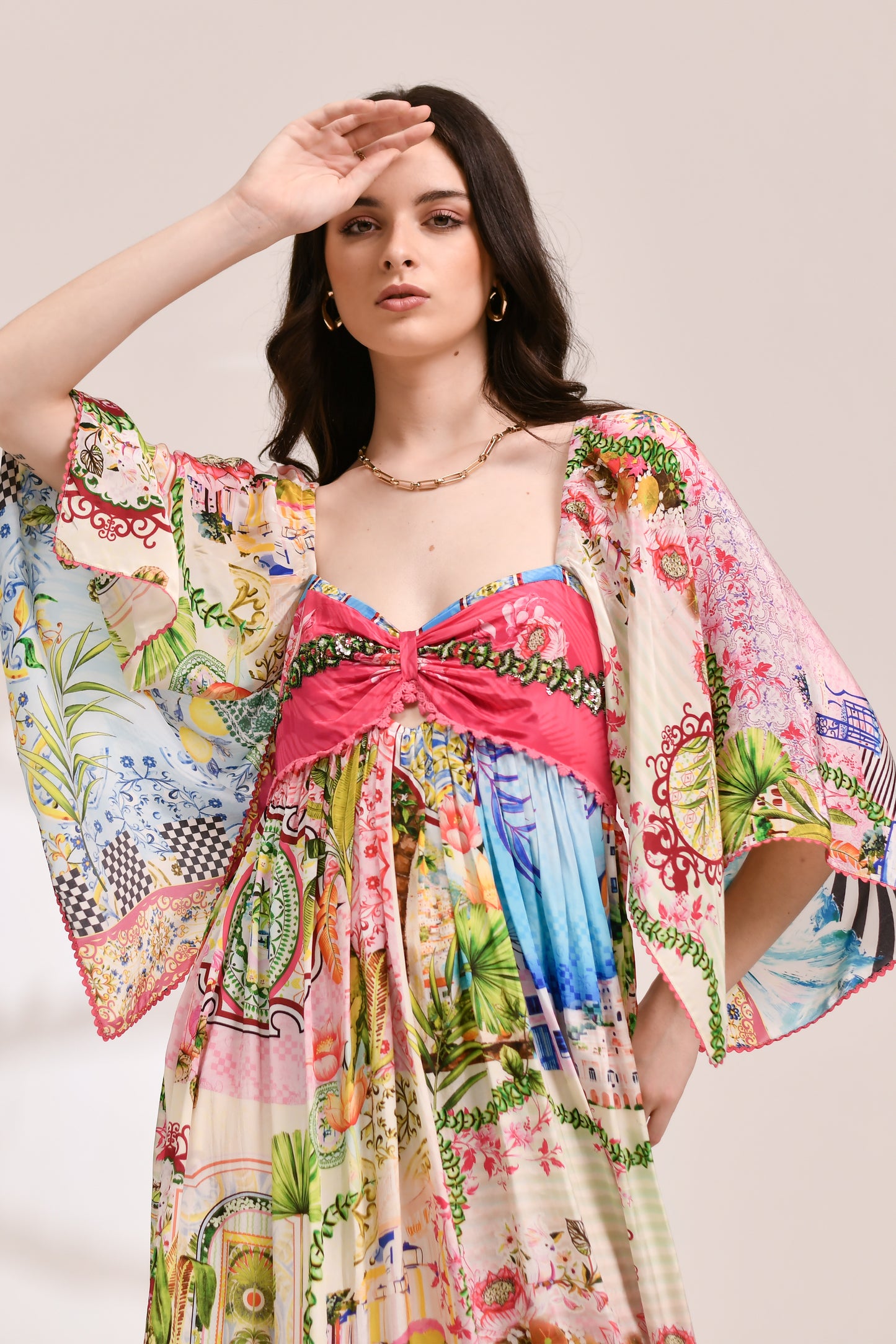 Riviera Bloom Maxi dress