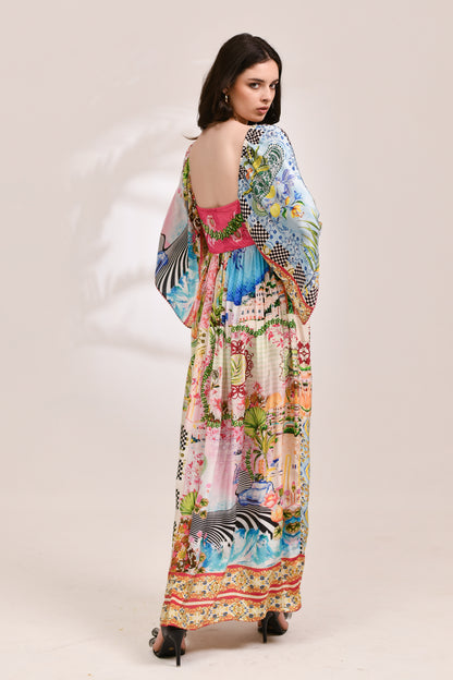 Riviera Bloom Maxi dress