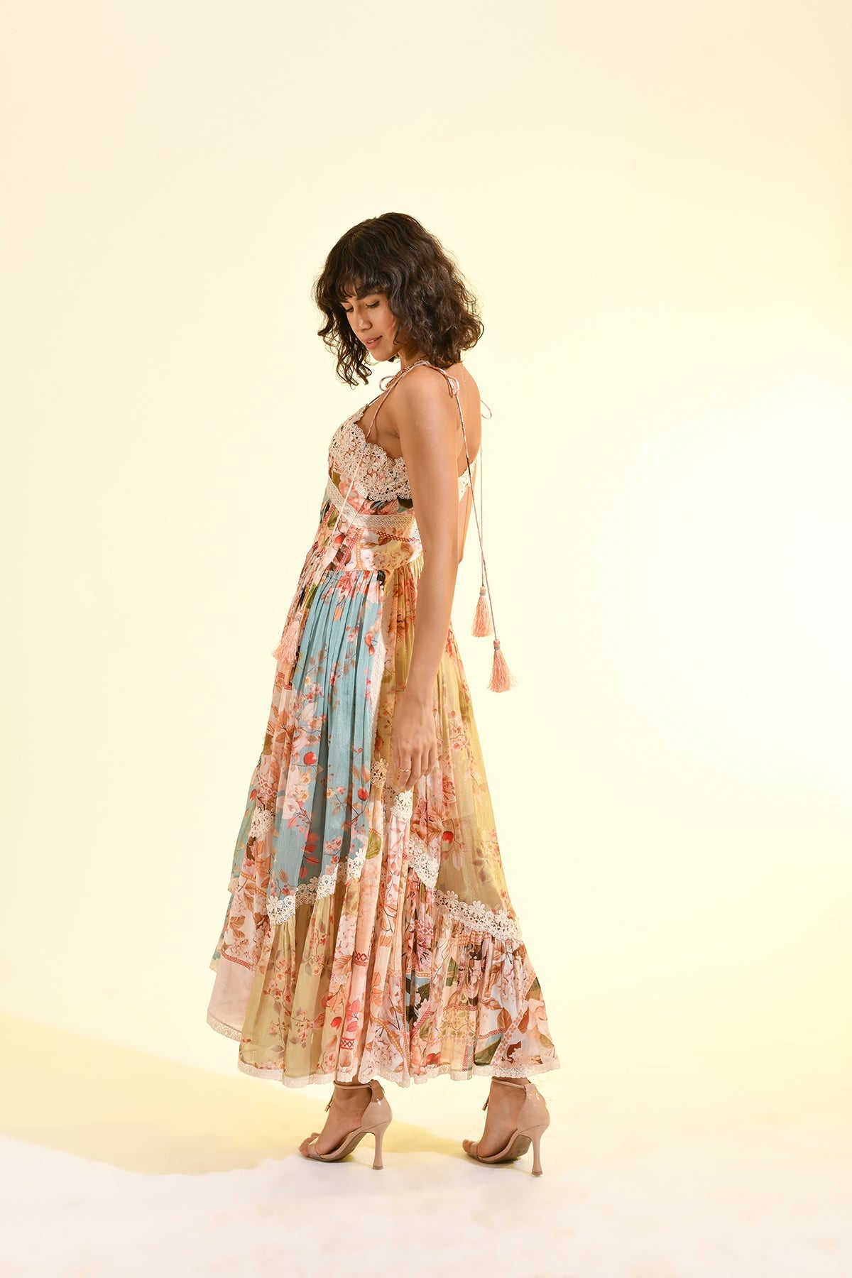PLUM  PARADISE TIERED MAXI DRESS