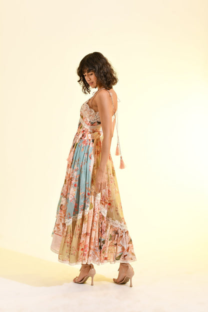 PLUM  PARADISE TIERED MAXI DRESS