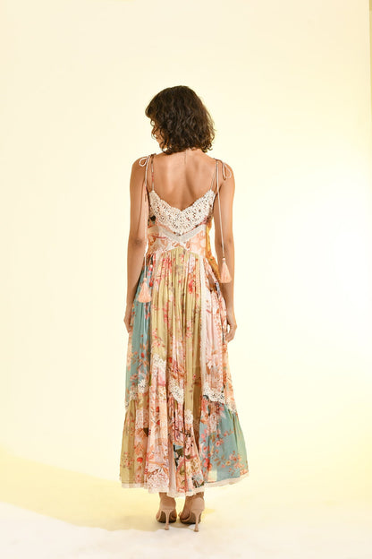 PLUM  PARADISE TIERED MAXI DRESS