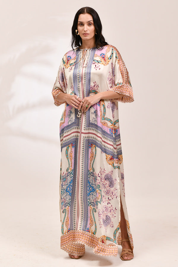 Amalfi Azure Kaftan
