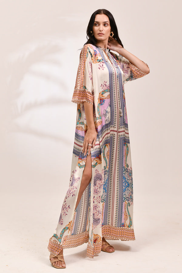 Amalfi Azure Kaftan