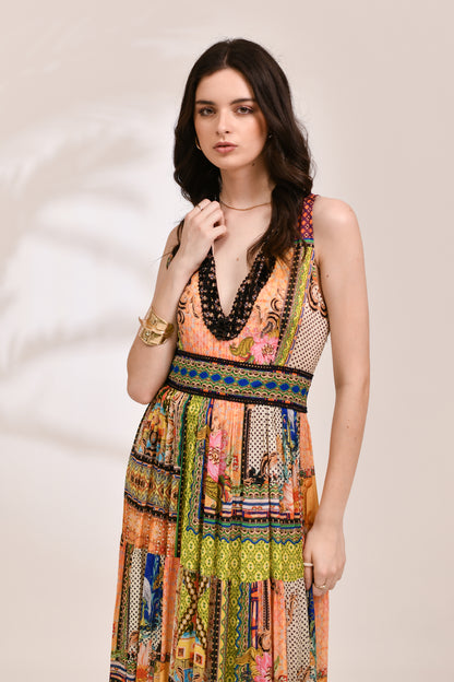 Virelle Tiered Sun Dress