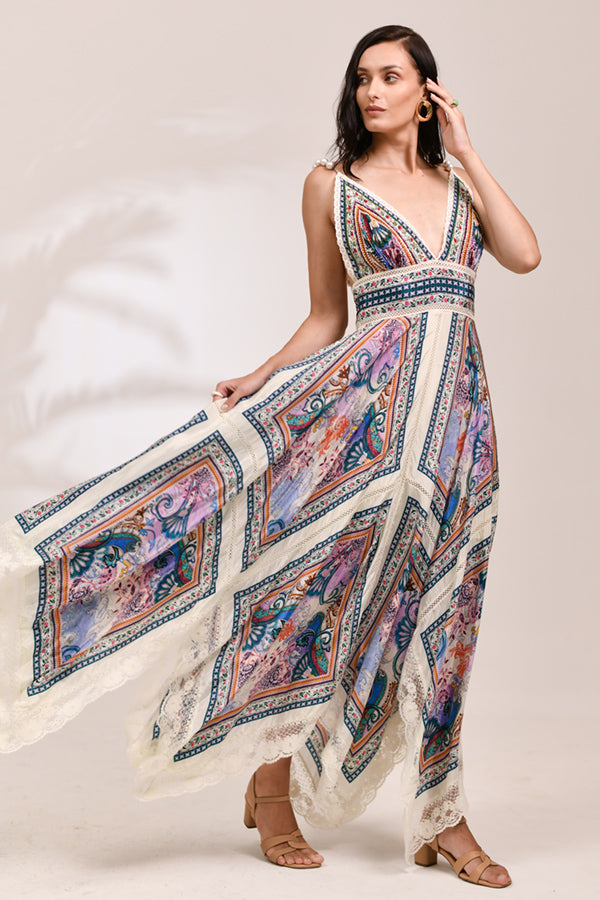 Amalfi Azure Handkerchief