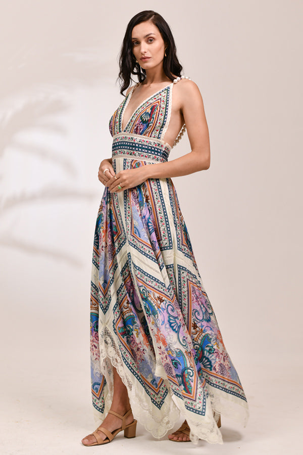 Amalfi Azure Handkerchief