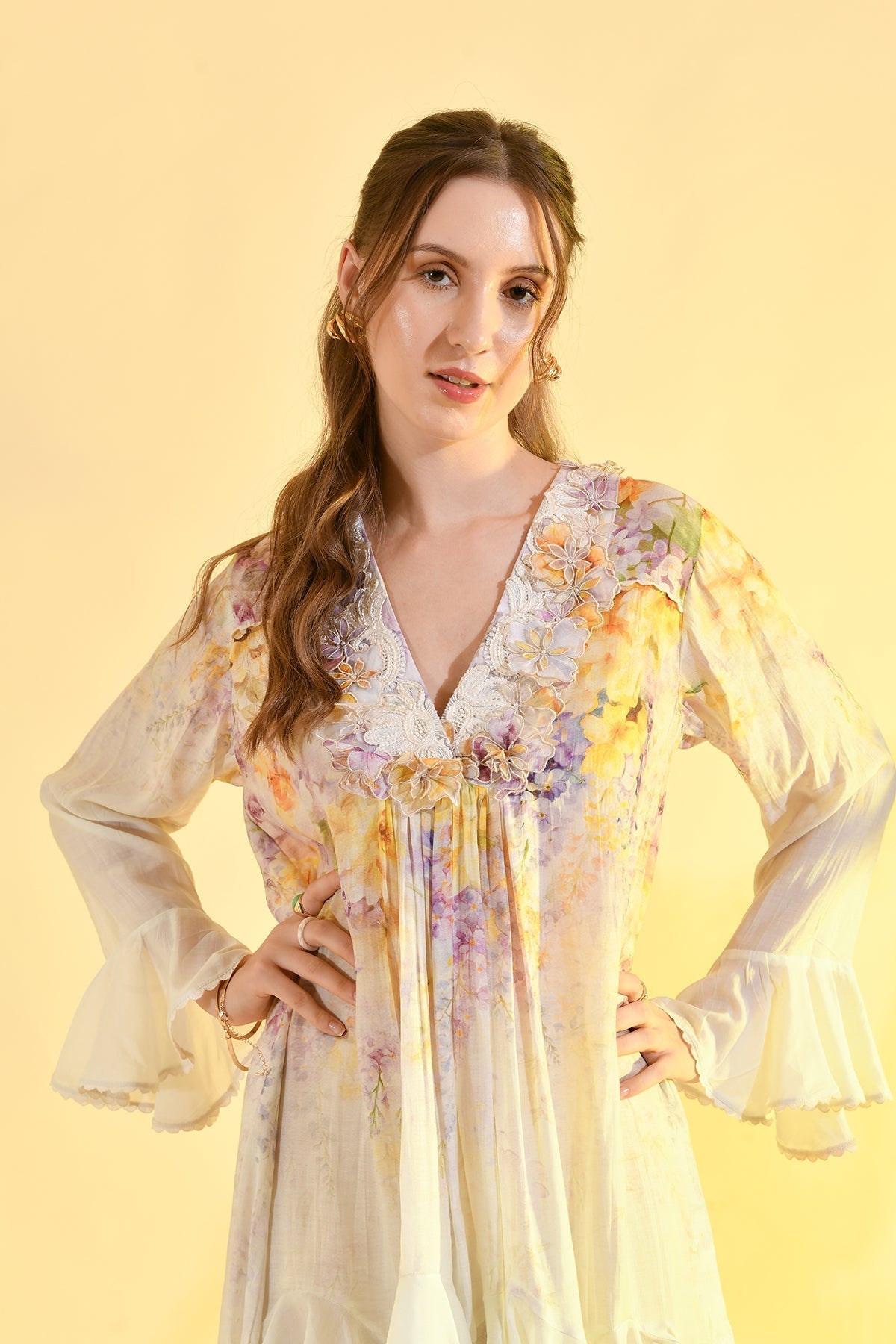 Neckholder-Top aus Linne