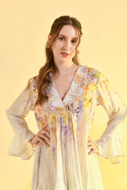 Neckholder-Top aus Linne