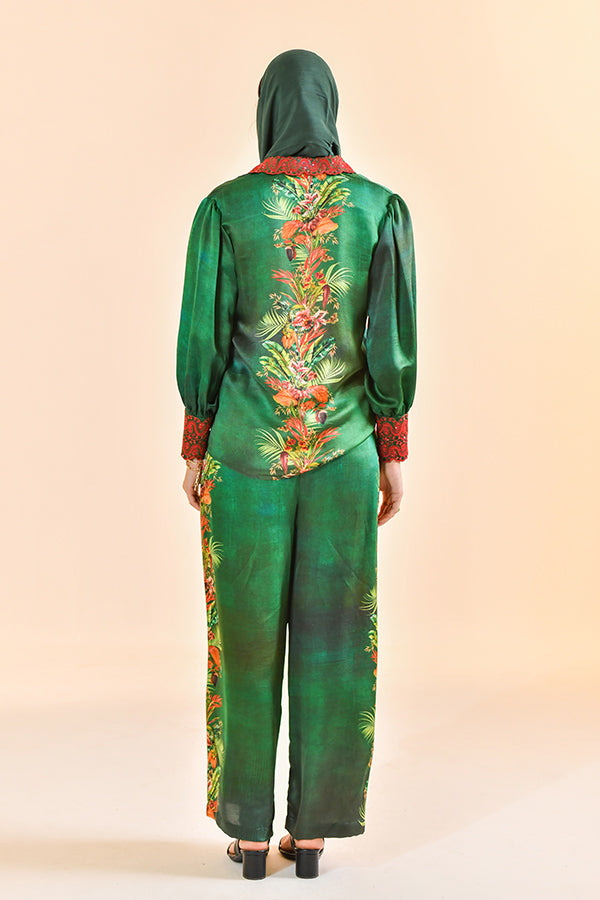 MIRAGE  GREEN  SHIRT