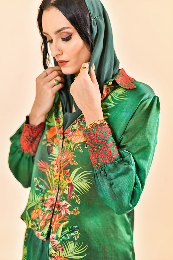 MIRAGE  GREEN  SHIRT