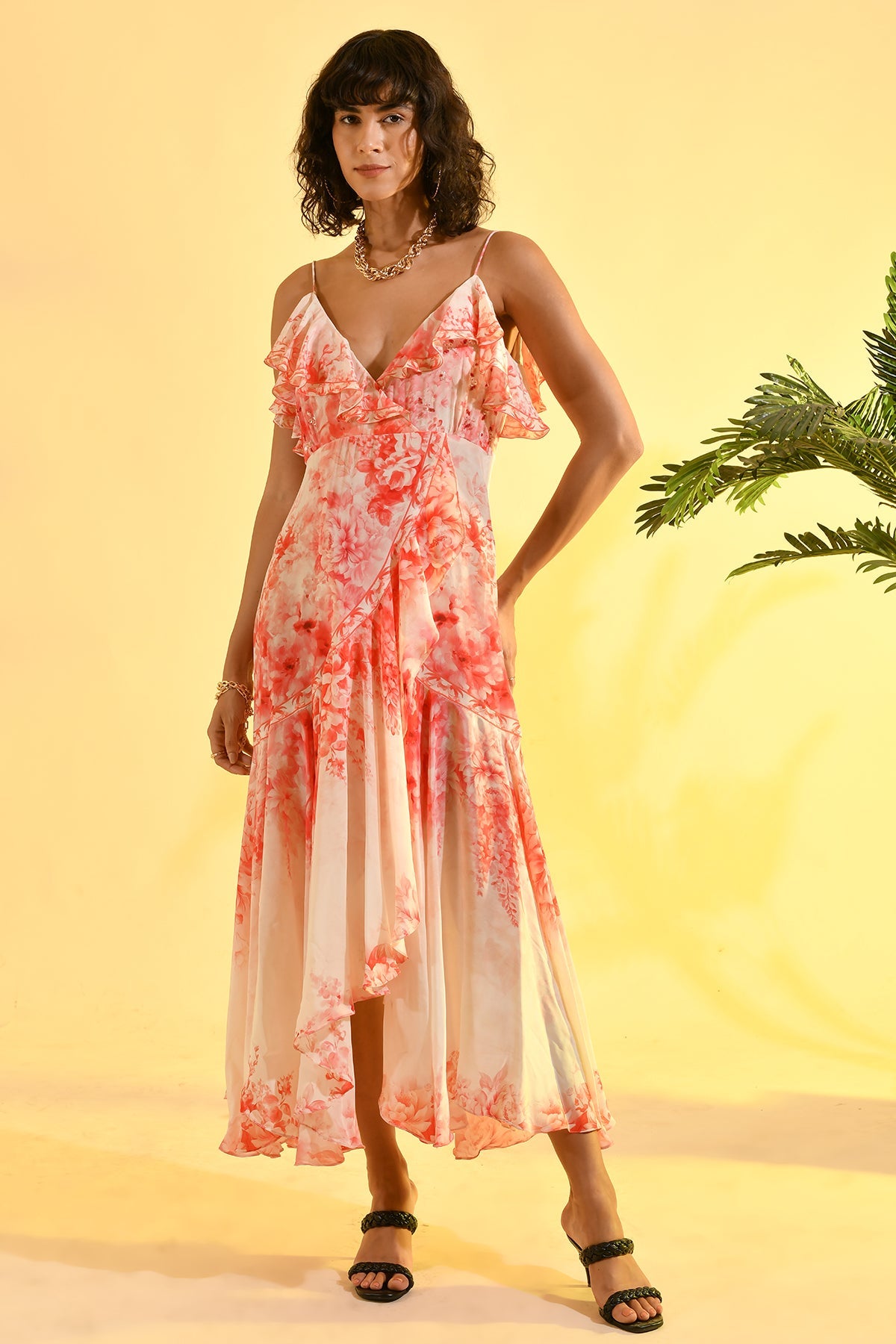 Neckholder-Top aus Linne