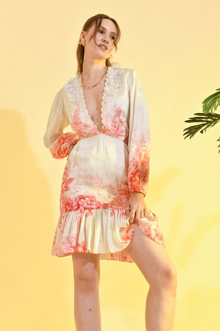 CHERRY BLOSSOM MINI  DRESS